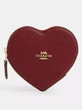 Coach Heart Coin Case